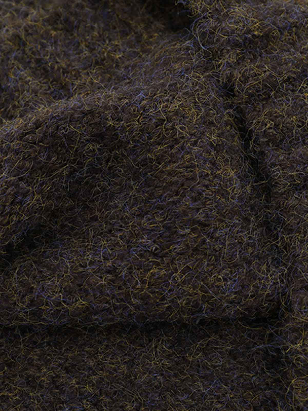 Wool Blend Embroidered Sleeveless Knit Vest with Whimsical Animal Motifs and Artistic Stitching Details 