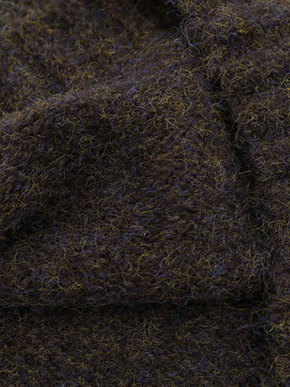 Wool Blend Embroidered Sleeveless Knit Vest with Whimsical Animal Motifs and Artistic Stitching Details 