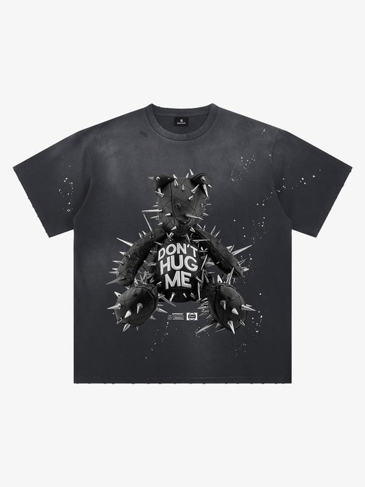 Snake and Sword Graphic T-Shirt with Bold Statement Design 