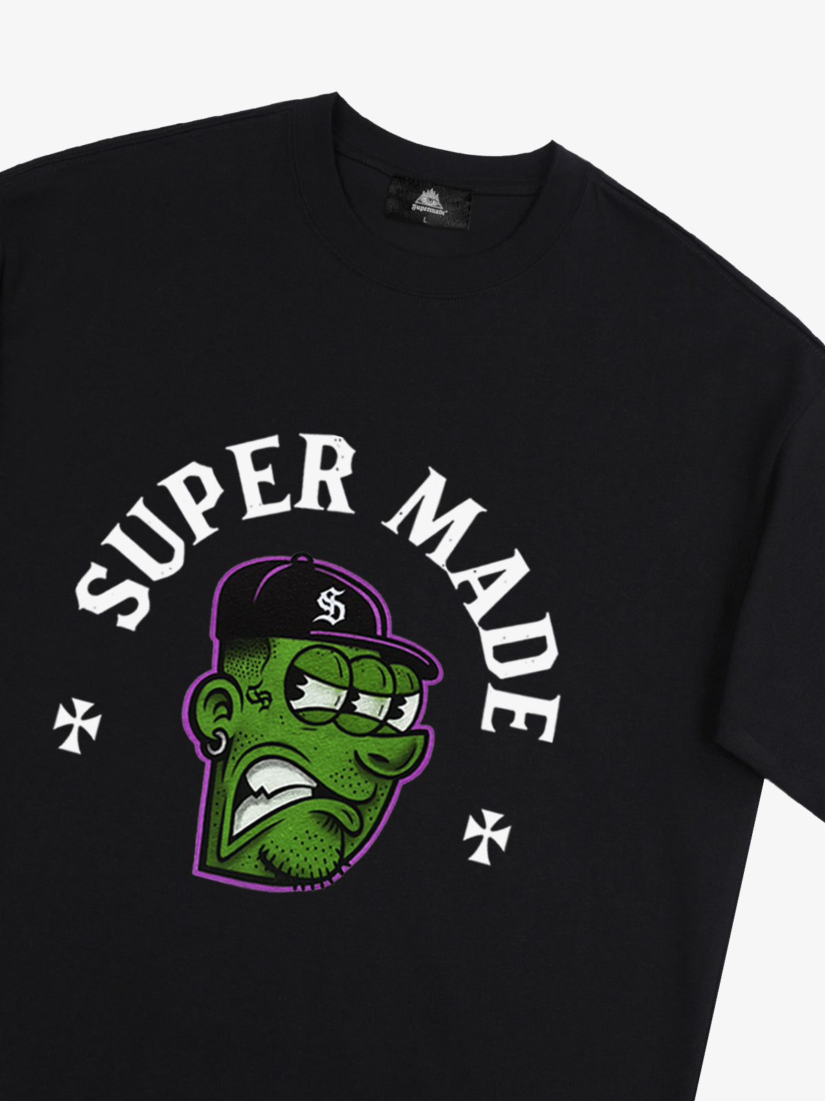 Graphic T-Shirt with Bold Monster Design for Casual Wear 