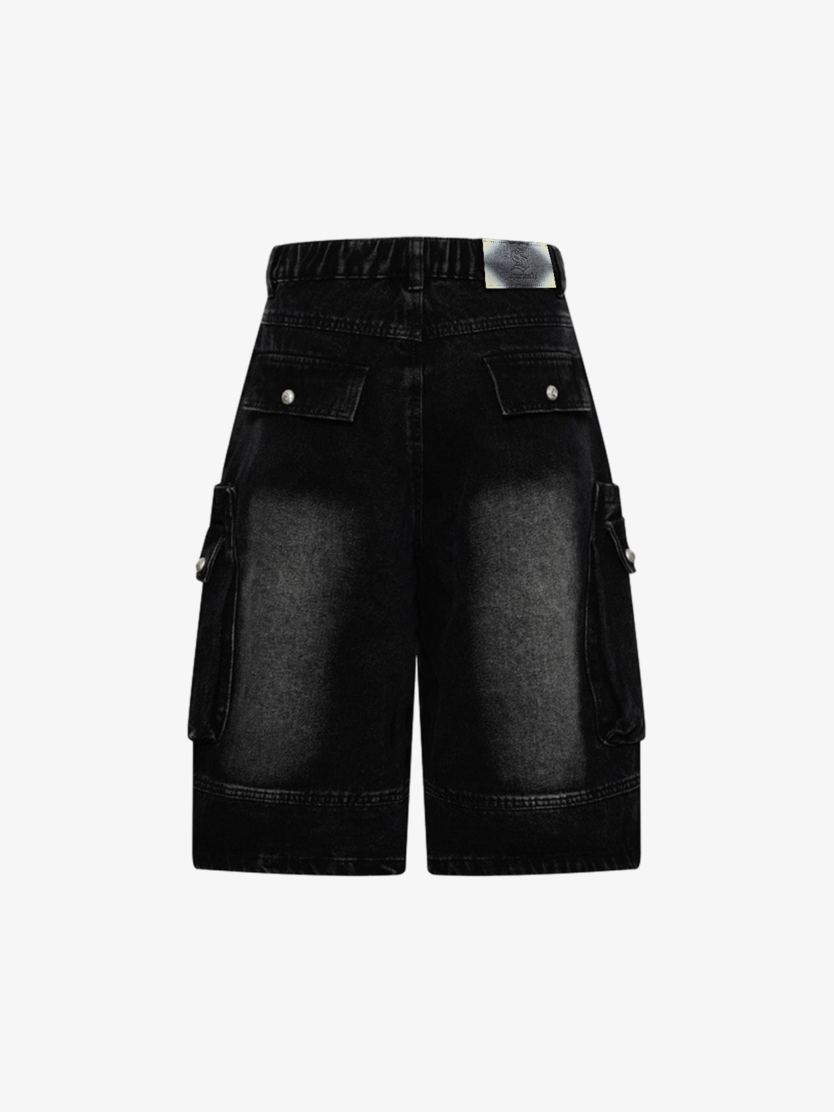 Cargo-Jeansshorts mit mehreren Taschen