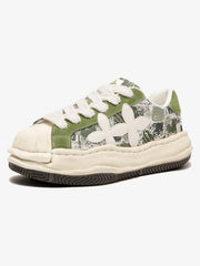 Deconstructed Melting Clover Sneakers