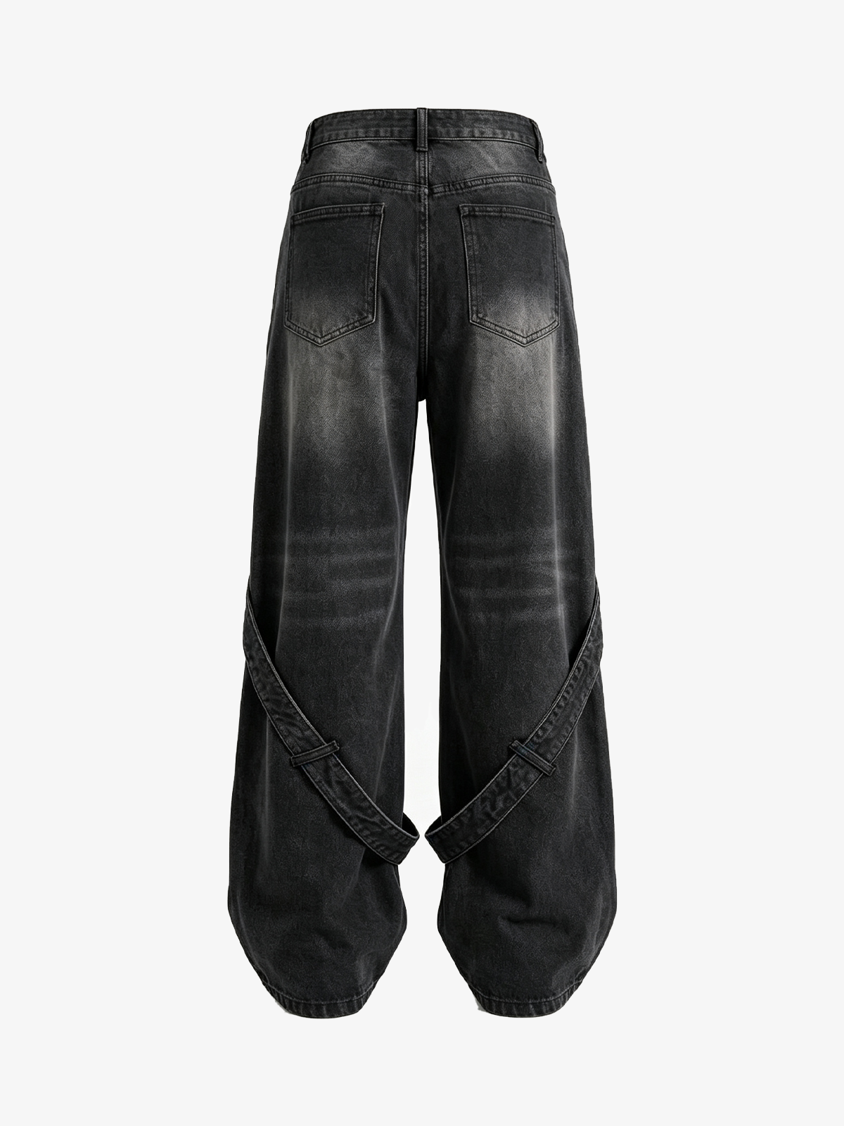 Embroidered Full-Length Jeans