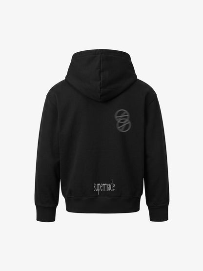 Phantom Skull Rhinestone Foil Heavyweight Hoodie