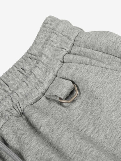 Wrinkled Detail Multi-Pocket Cargo Sweatpants