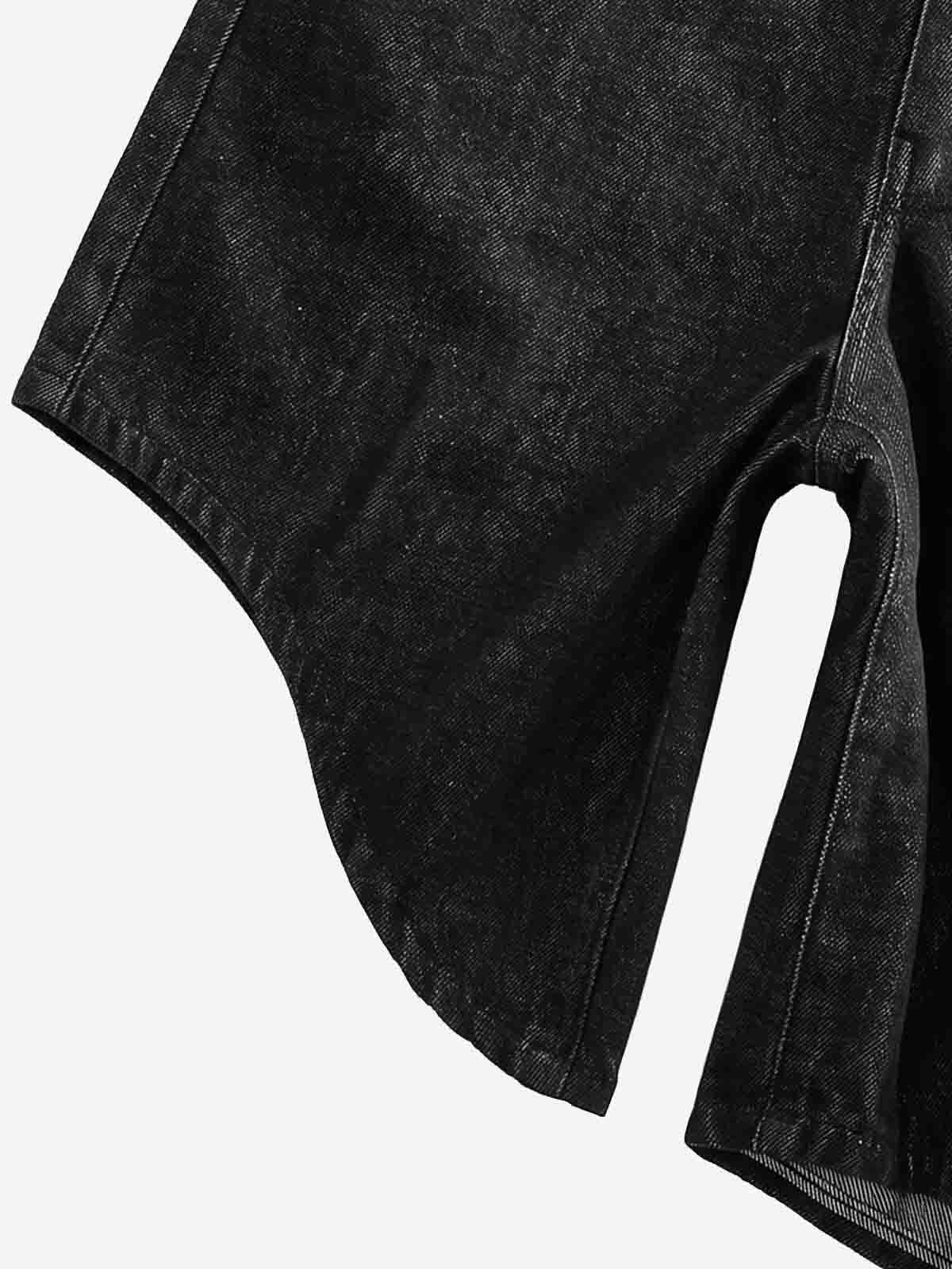 Irregular Hem Loose Shorts