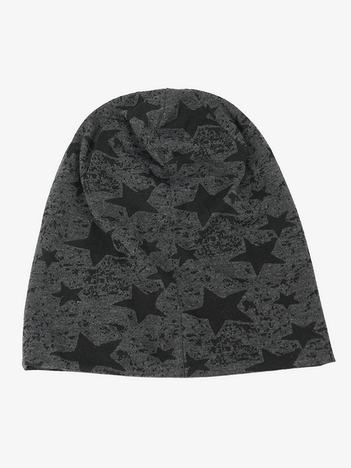 Stylish Star-Print Beanie for All Seasons - Trendy and Versatile Headwear 