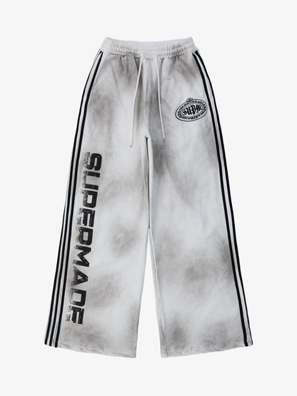 Supermade Vintage Distressed NO.3 Stand Collar Tracksuit - 2591 