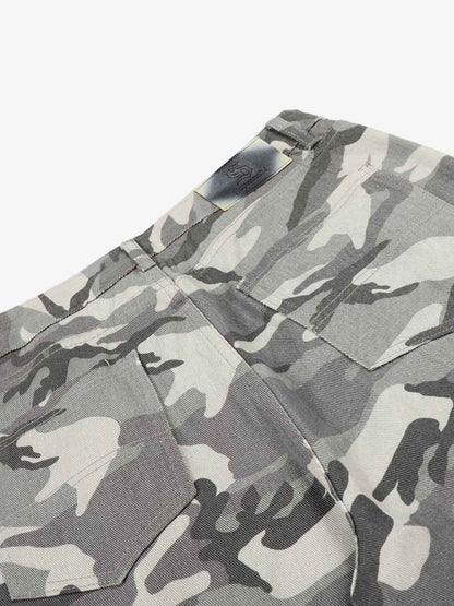 Street Camo Multi-Pocket Cargo Baggy Pants 