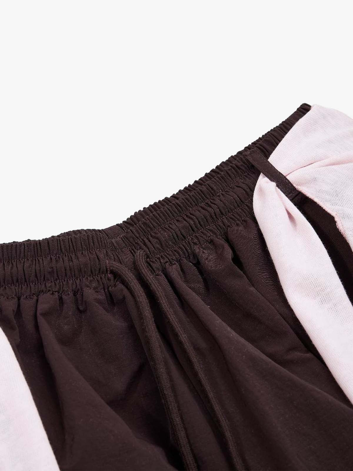 Strapped Detachable Curved Pants