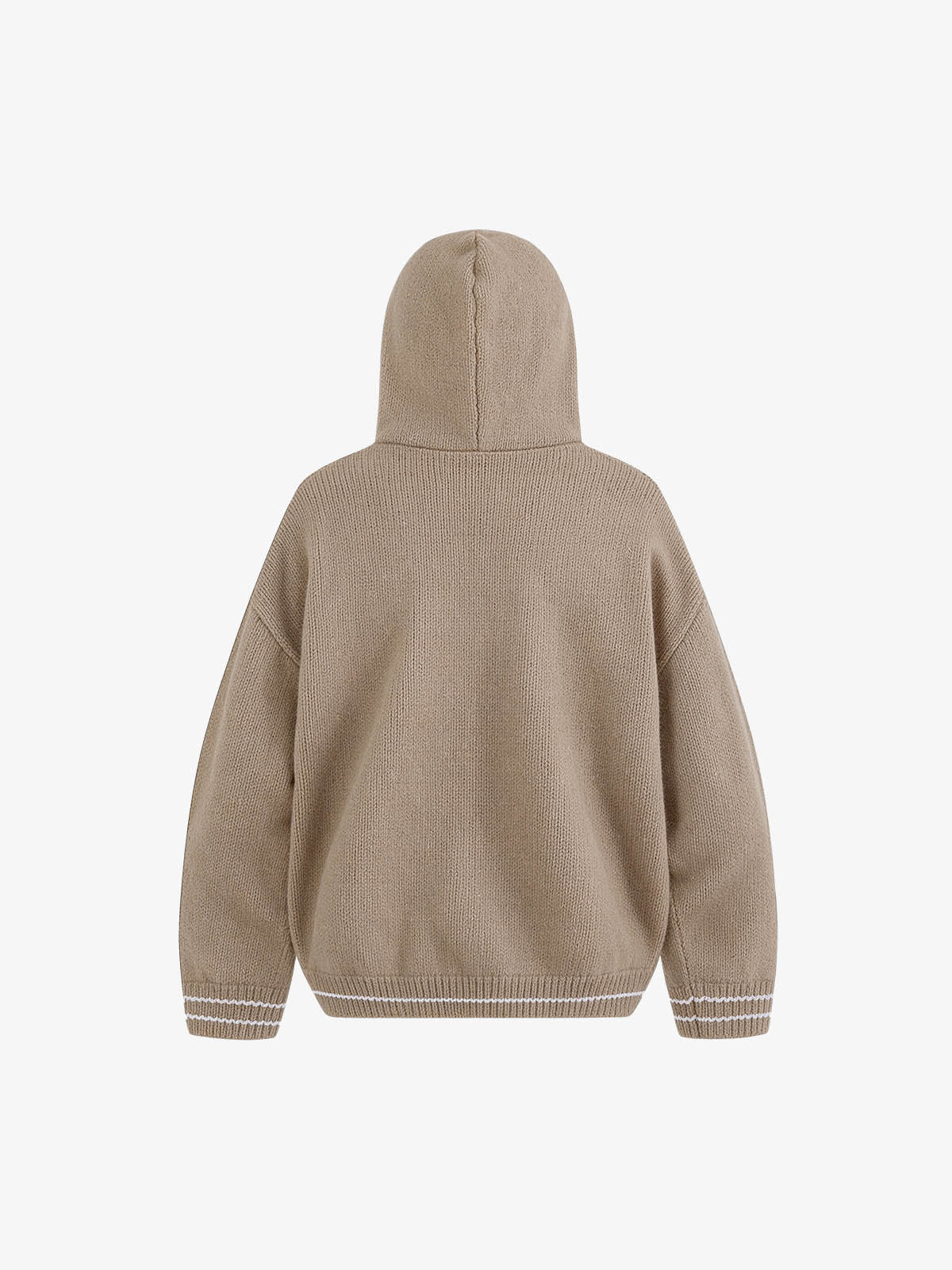 Sport Graphic Hooded Knit Sweater