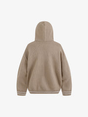 Sport Graphic Hooded Knit Sweater
