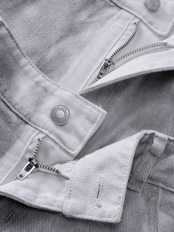 Vintage Double Waist Utility Cargo Jeans