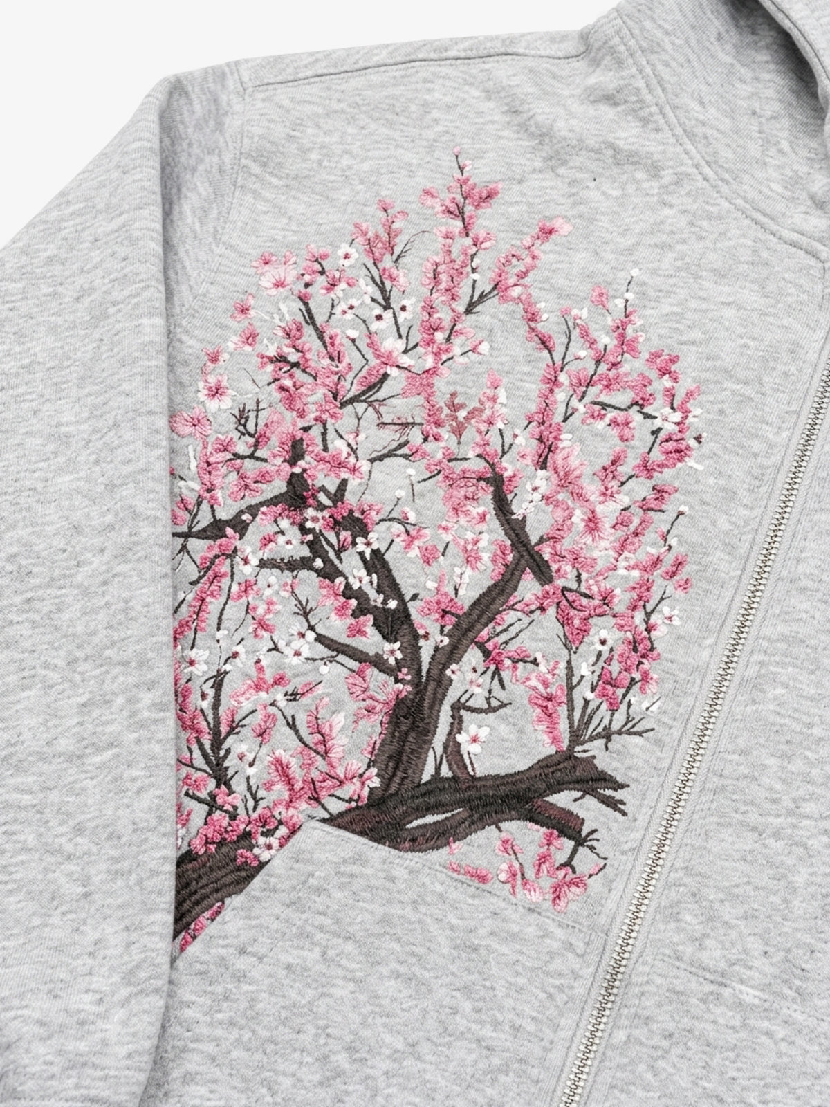 Vintage Plum Blossom Hoodie