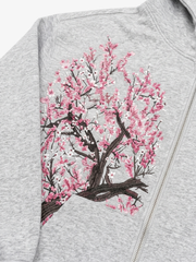 Vintage Plum Blossom Hoodie