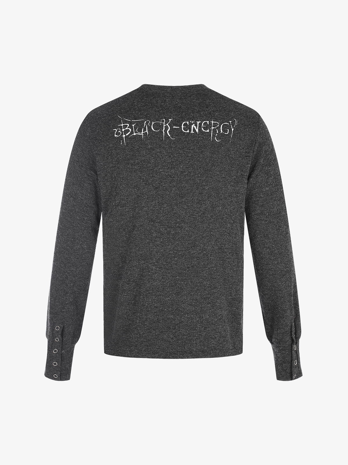 Distressed Graphic Henley Tee