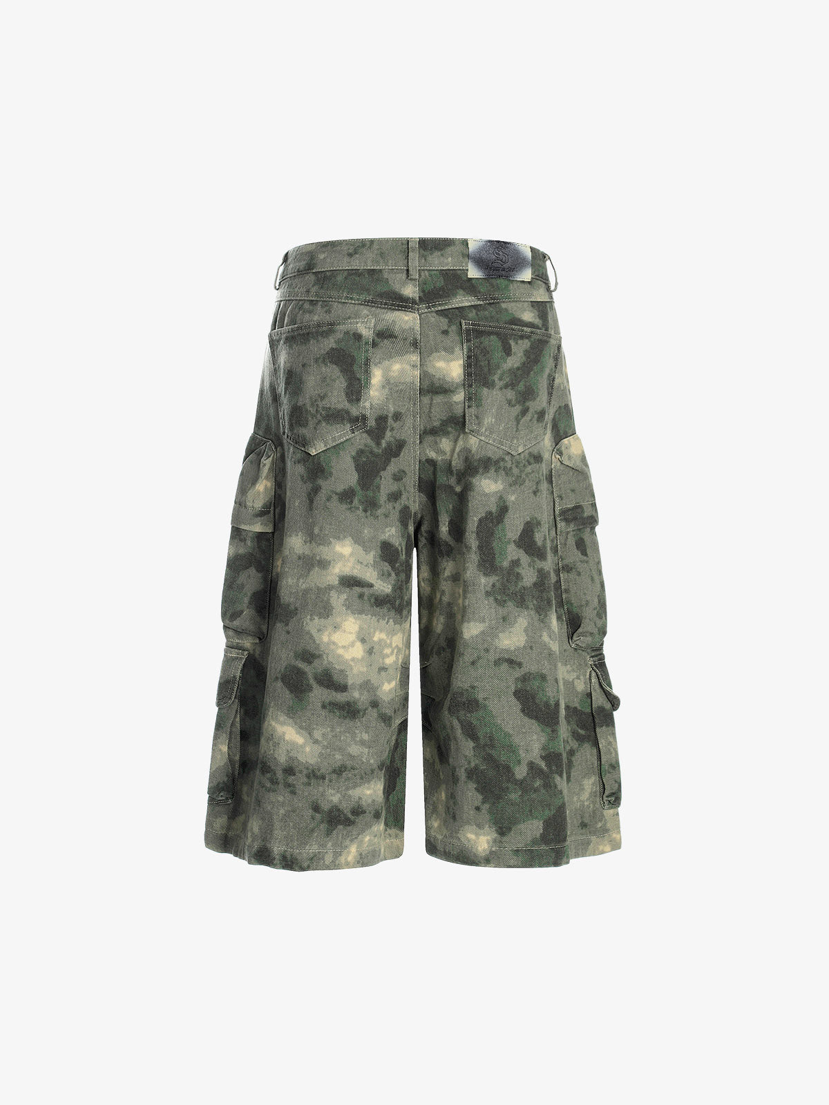 Camo-Print Baggy Cargo Jorts 