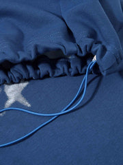 Distressed Graphic Drawstring Sweatpants