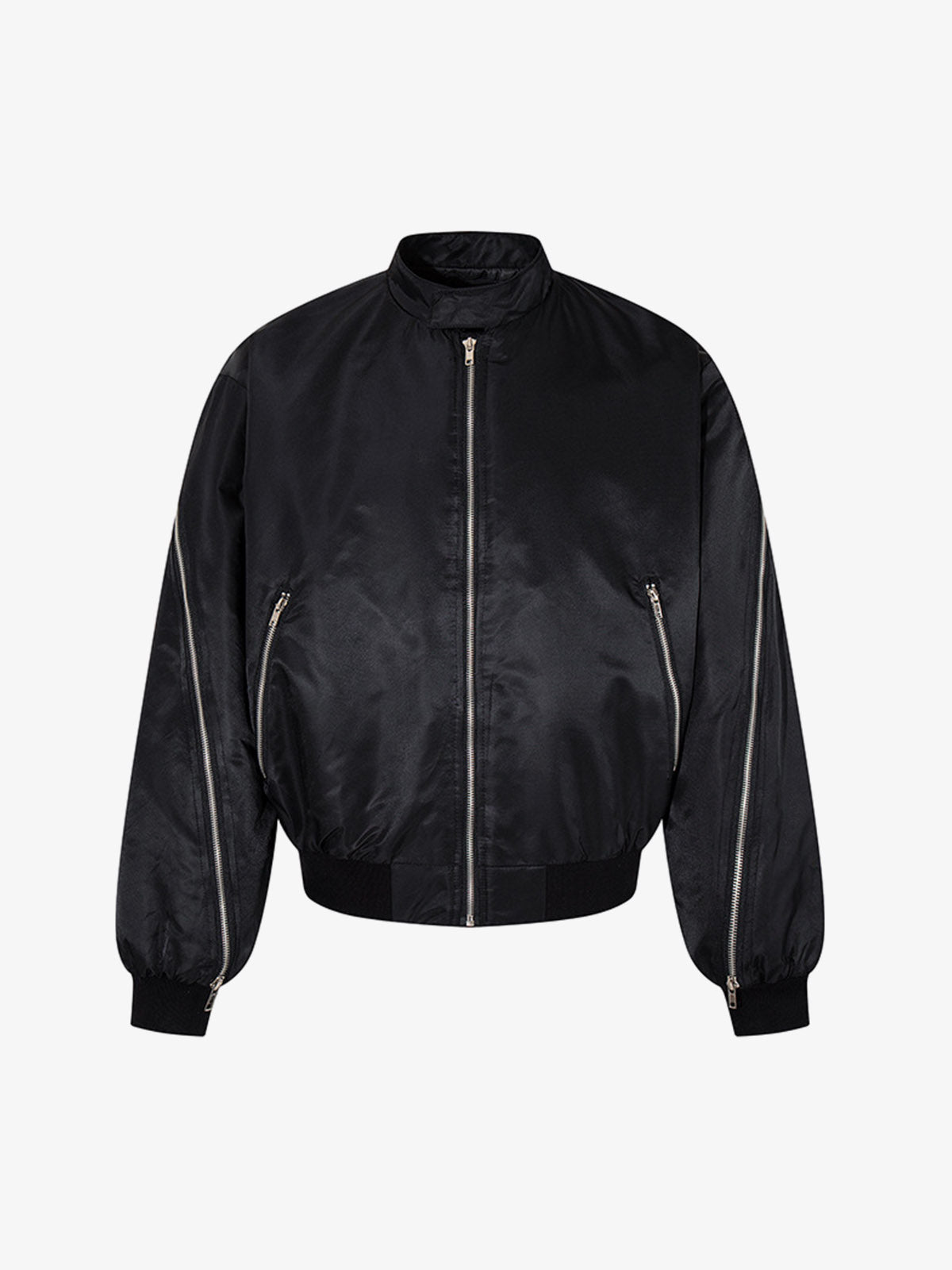 Minimalist Zip Bomber Jacket 