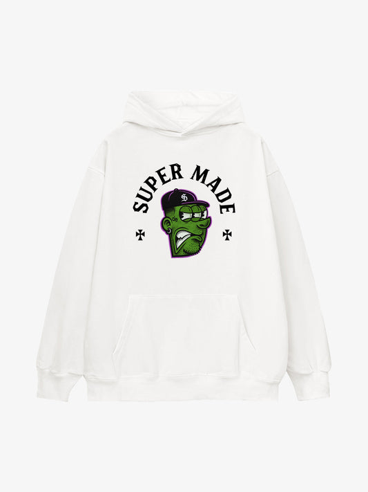 Stylish Graphic Hoodie with Unique Monster Design for Casual Wear 