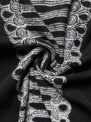 Geripptes Strickoberteil
