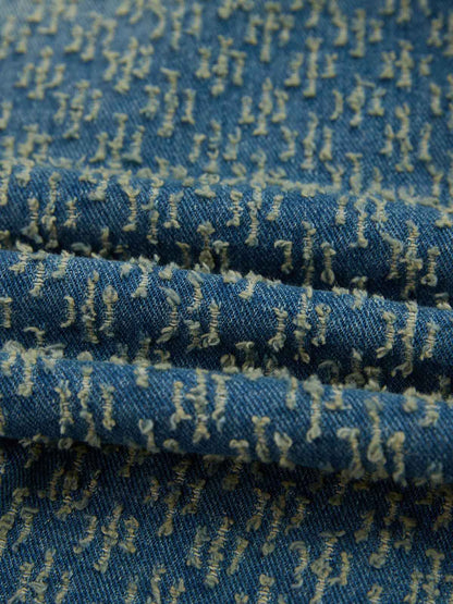 Light Blue Denim Wide-Leg Bermuda Shorts for Women High Waist Relaxed Fit Summer Casual Pants 