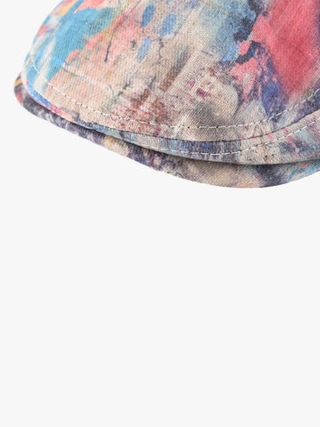 Graffiti Tie-Dye Beret