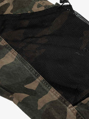 Camo Mesh Pocket Cargo Pants