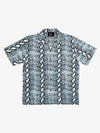 Vintage Snakeskin Cuban Collar Shirt
