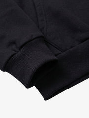 Ship-Wheel Graphic Fleece-Lined Hoodie