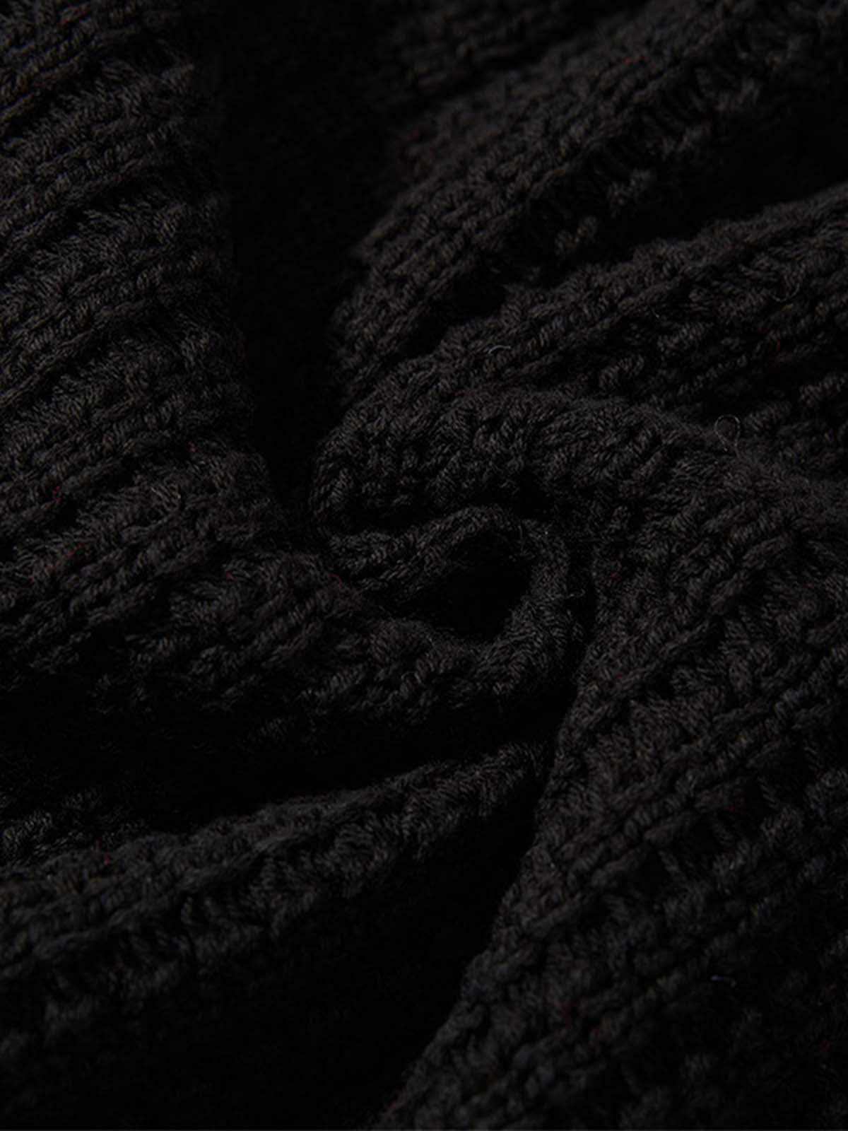 Stylish Red Knit Cardigan with Classic Button Closure 