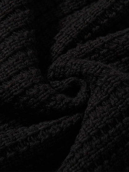 Stylish Red Knit Cardigan with Classic Button Closure 