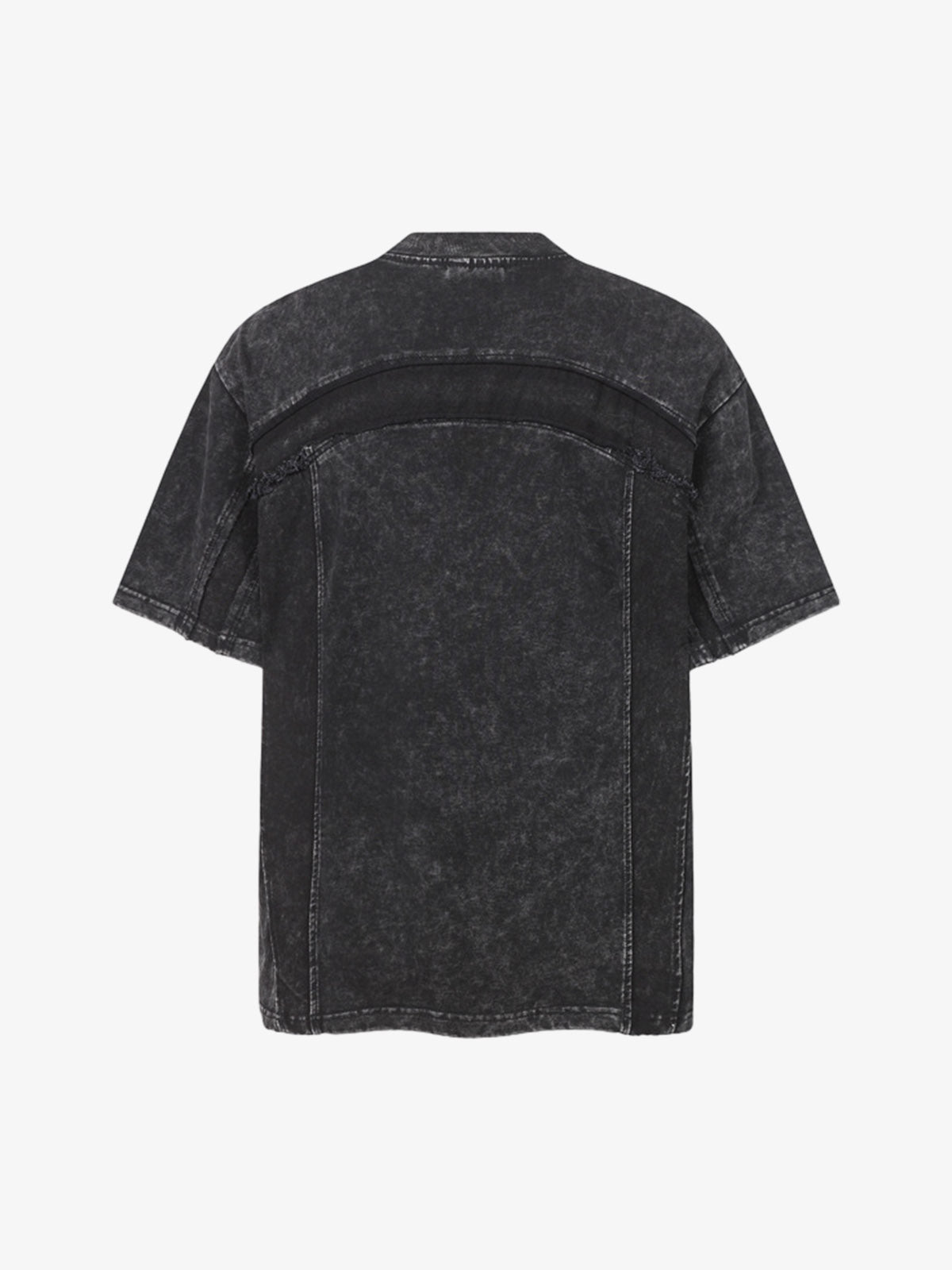Panel Stitch Cotton T-Shirt 