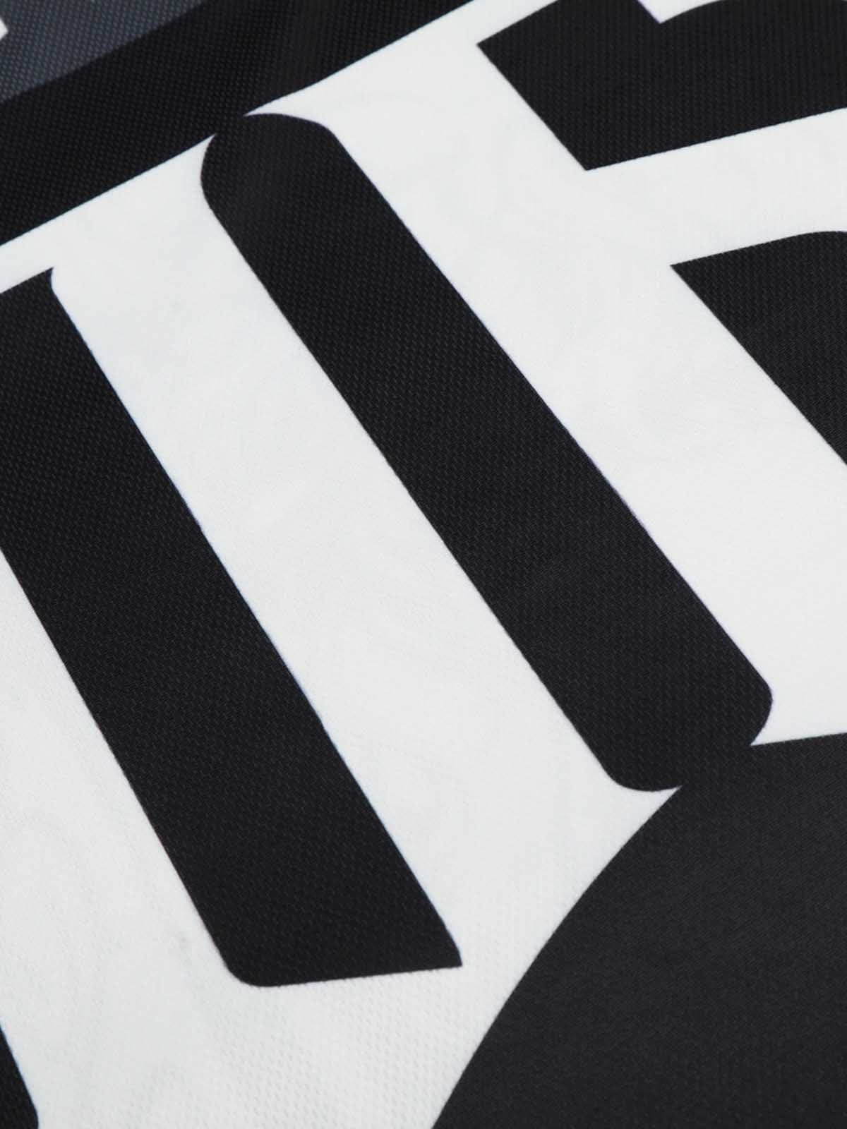 Oversized Mesh Football Jersey Tee – Gothic Number Graphic Sport T-Shirt