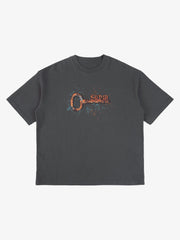 Supermade Rusty Metal Key Print T-Shirt 
