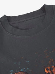 Supermade Rusty Metal Key Print T-Shirt 