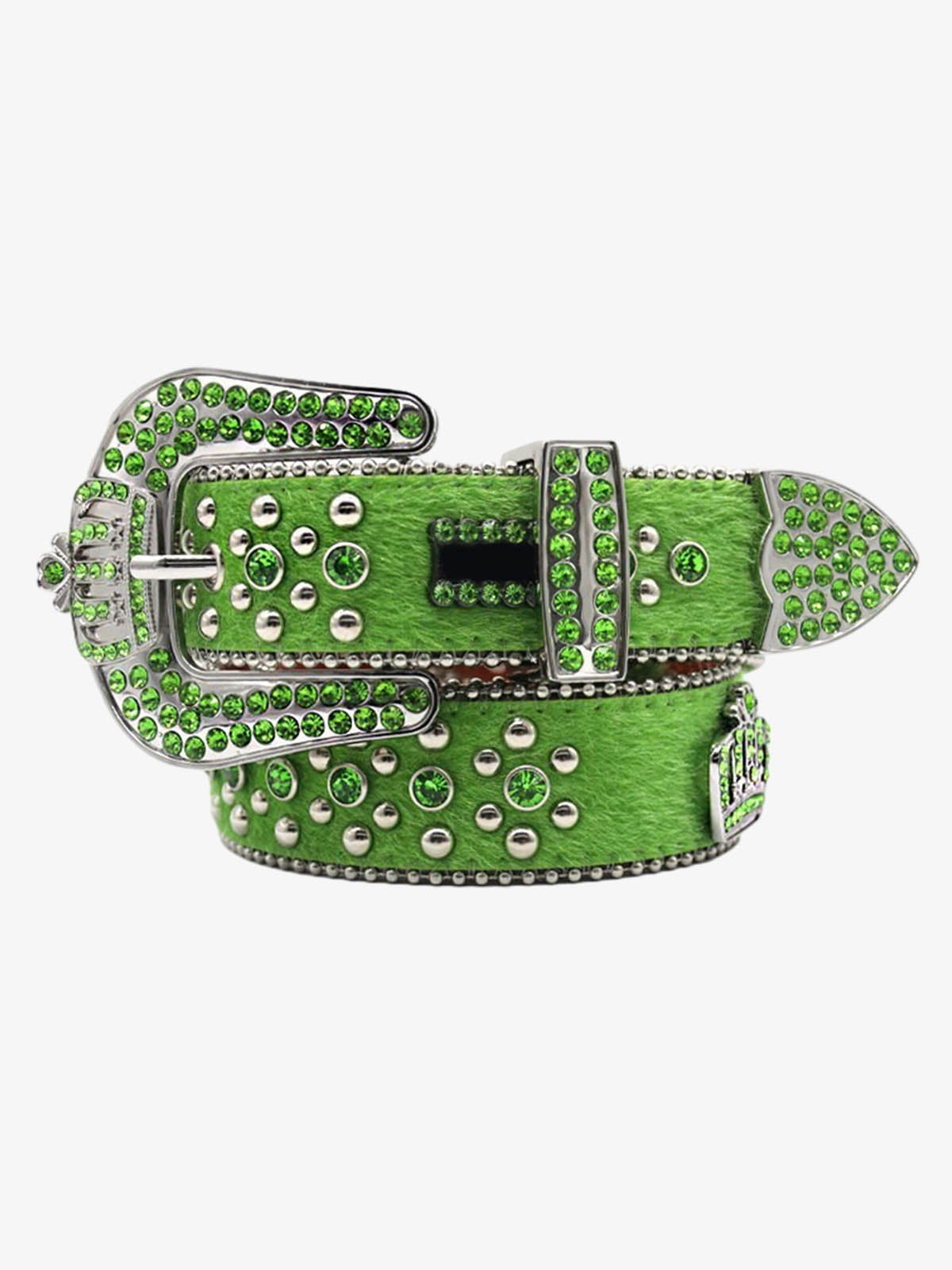 Street Hip Hop Rap-Embellished Belt