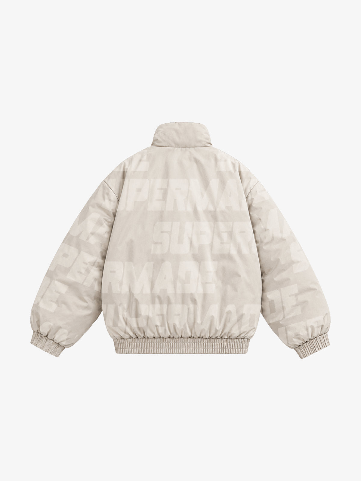 Embroidered All-Over Print Padded Coats