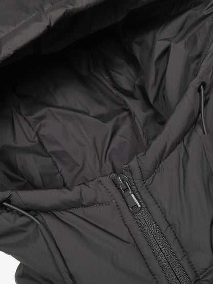 Lightweight Hooded Puffer Jacket for Winter and Fall - Essential Outdoor Wear with Adjustable Drawstring 