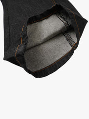 Napoleon Cord Embroidery Barrel Baggy Jeans