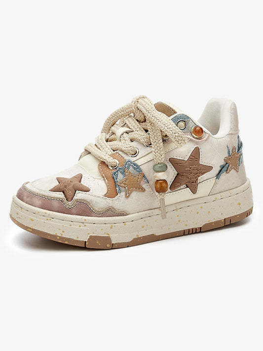 Star-Embellished Casual Sneakers for Everyday Wear 