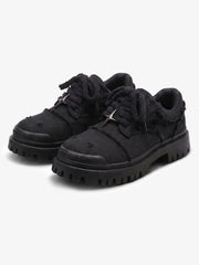 Four-Point Star Denim Chunky Casual Shoes