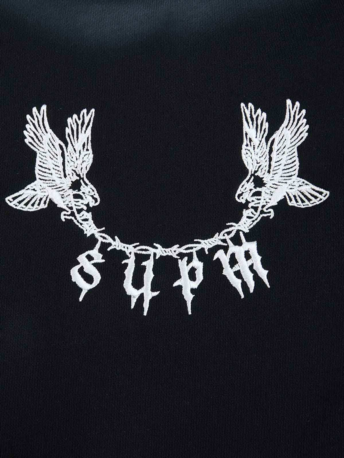 Supermade Distressed Embroidered Tie Dye Set 