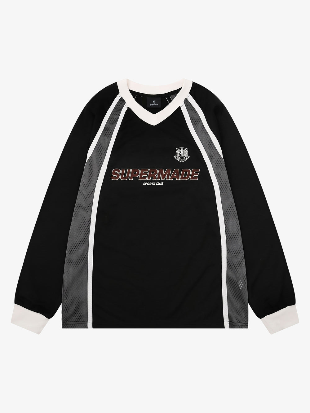 Mesh Patchwork Sweatshirt