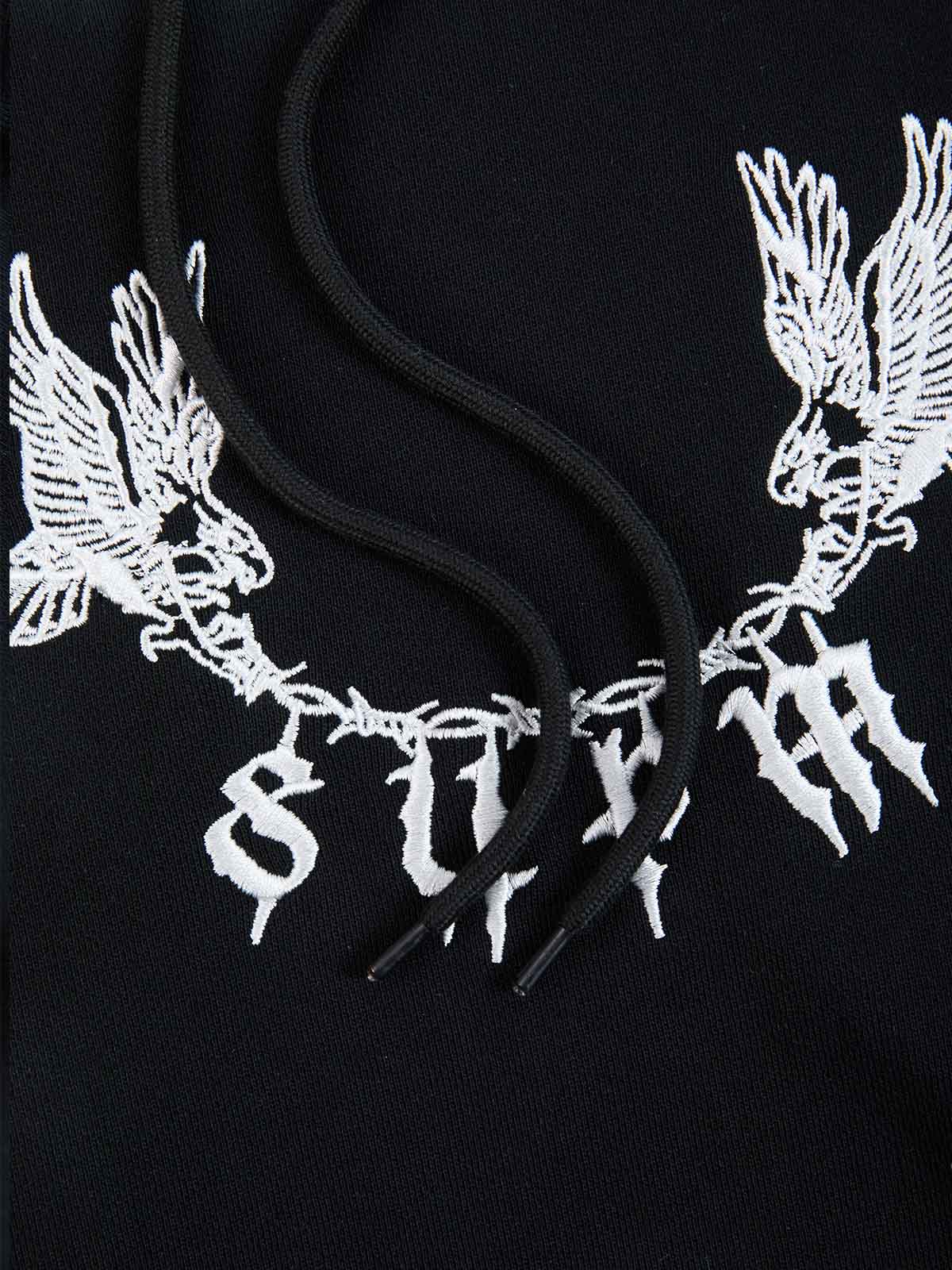 Supermade Distressed Embroidered Tie Dye Set 