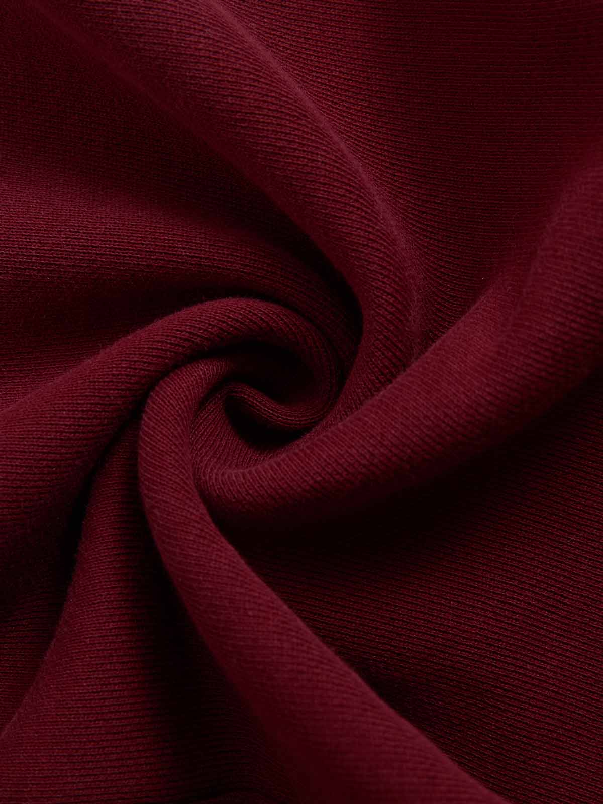 Supermade Vintage Distressed Print Patchwork Sweatshirt Set 