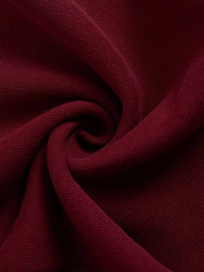 Supermade Vintage Distressed Print Patchwork Sweatshirt Set 