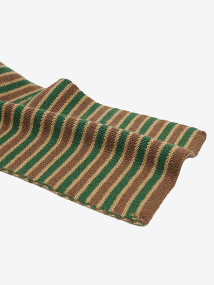 Striped Knit Scarf - Perfect for Casual and Festive Outfits 