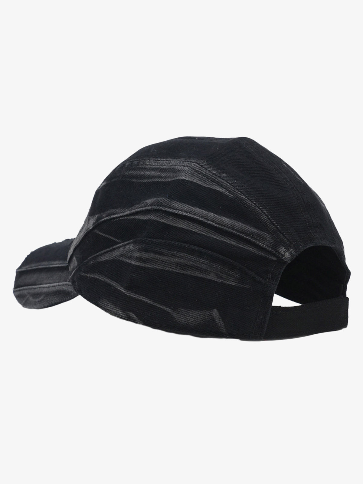 Washed Distressed Panel Baseball Cap 