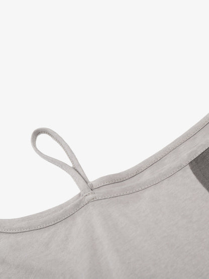 Cross Applique Off-Shoulder T-Shirt